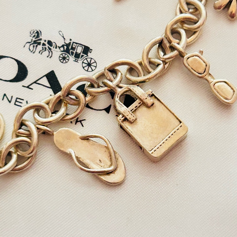 EXTREMELY RARE Coach Charm Bracelet - Picture 5 of 13